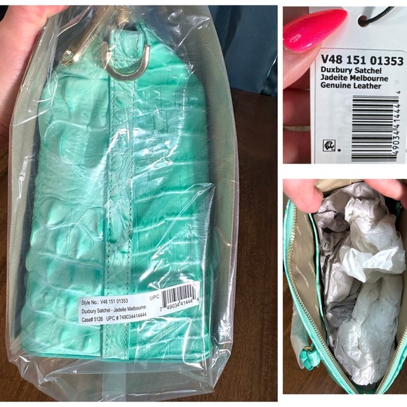 Brahmin NWT Duxbury - Jadeite Melbourne  ⭐️ Exclusive Design ⭐️ - Picture 6 of 11